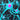 abstract blue and pink cell structure