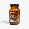 A bottle of 'Time to Sleep' supplements by Earthbar, containing 60 capsules designed for restful sleep.