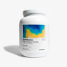 A jar of Earthfusion plant protein, vanilla flavor.